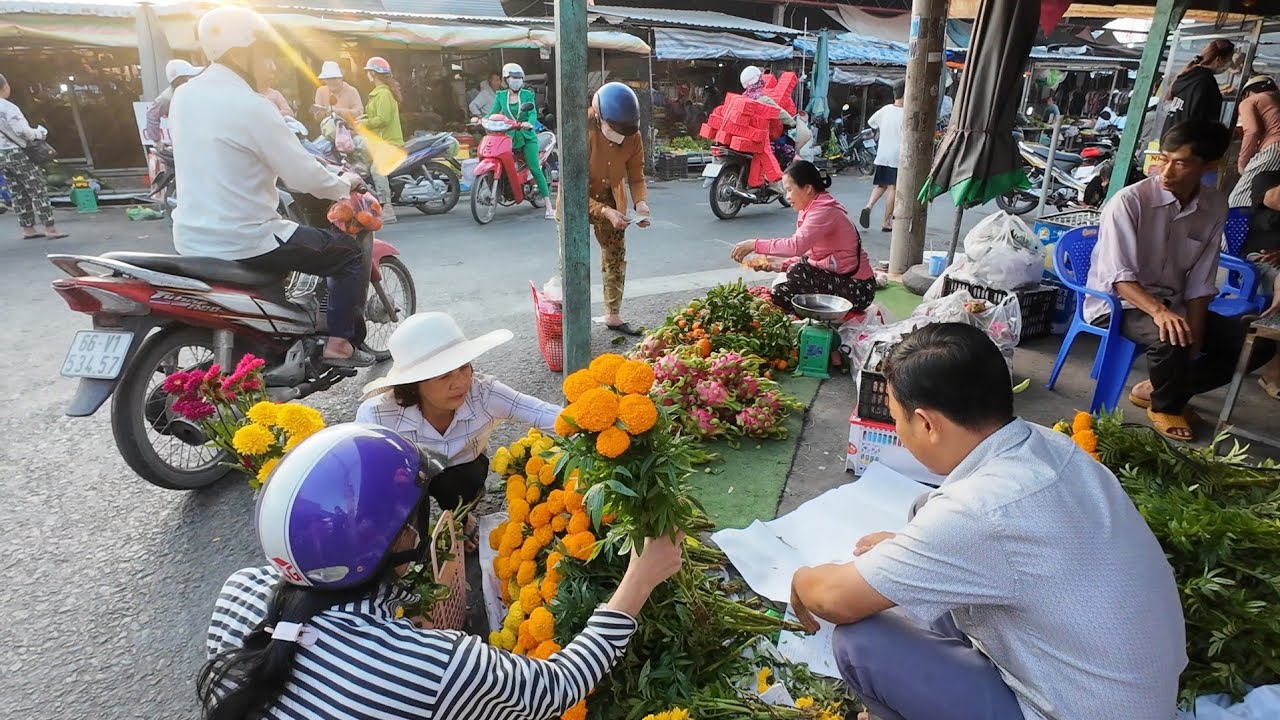 NGÀY CÚNG ĐƯA ÔNG TÁO VỀ TRỜI 2 Mẹ Con Đi Chợ Tết, Nấu Chè Đậu Đen Muối Dưa Cải