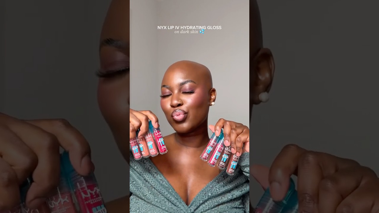 The only gloss you&rsquo;ll need 💦 These @nyxcosmetics lip IV hydrating gloss stain blew me away