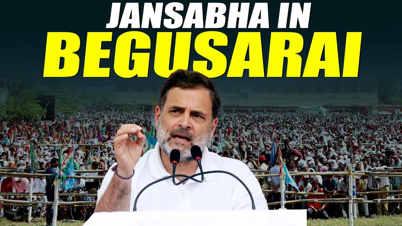 Rahul Gandhi LIVE I Public Rally in parna, Begusarai | Bihar Election |Congress |RJD | BJP | PM Modi