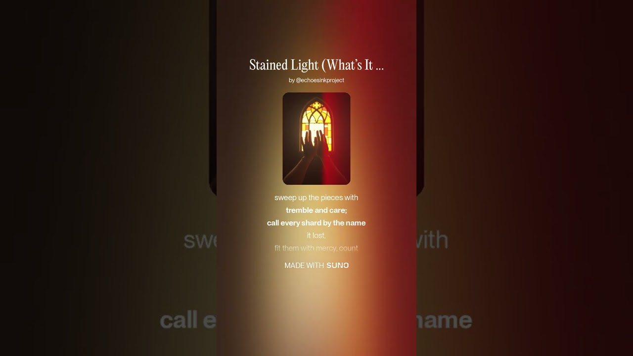 Stained Light (What’s It Going to Take?)