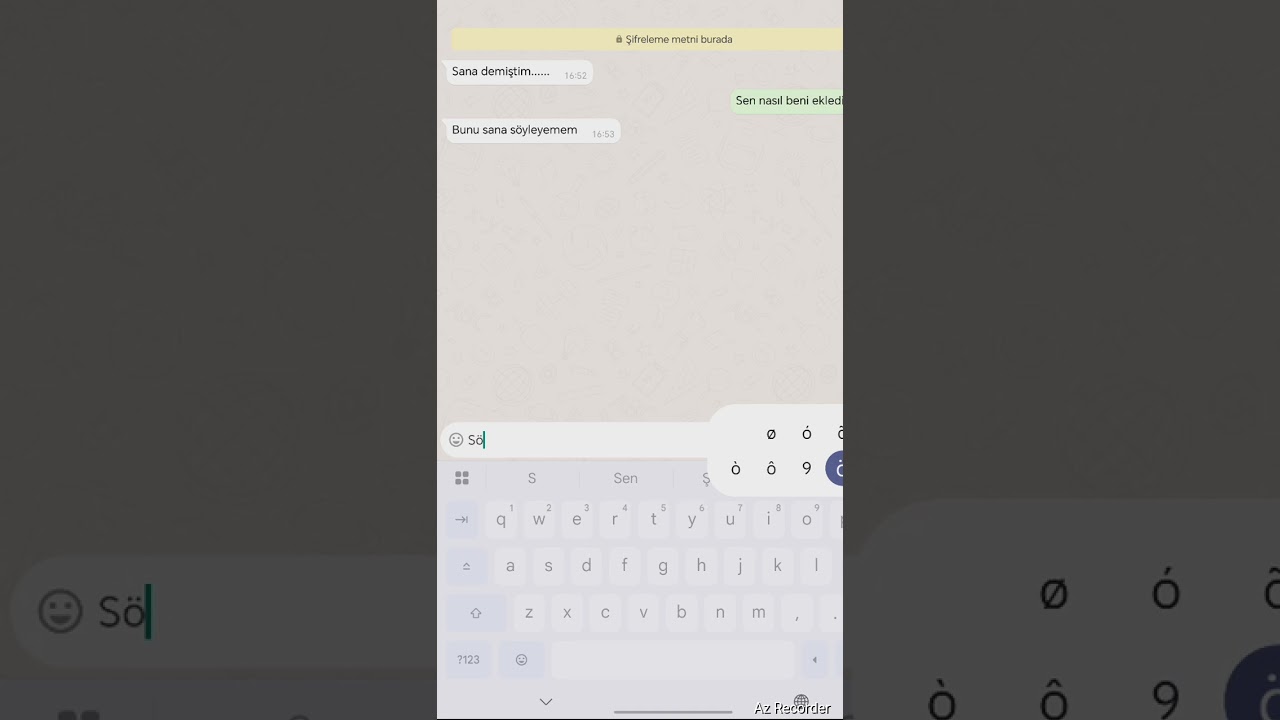 Korkunç mesajlaşma