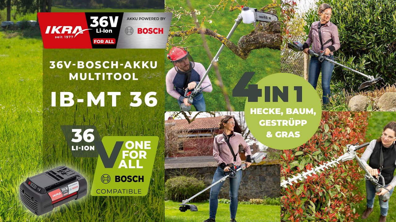 ikra 36 V Bosch Akku Multitool IB MT 36