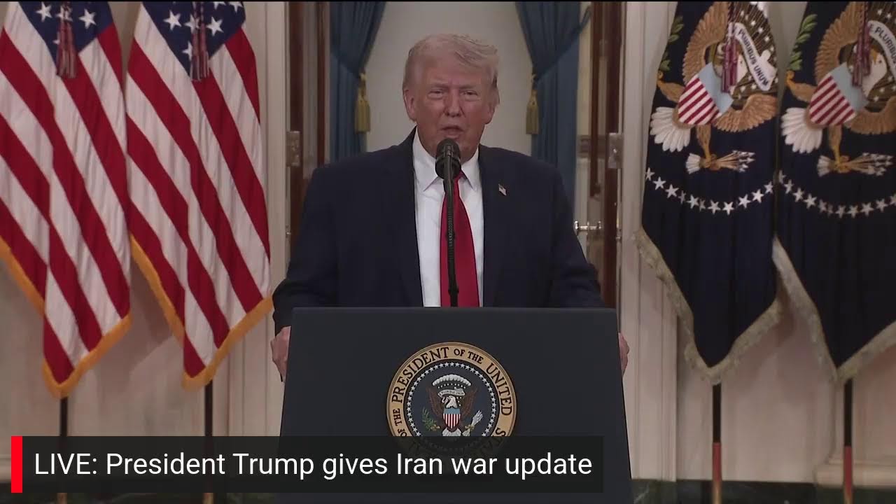 В прямом эфире: Президент Трамп сообщает последние новости о войне с Ираном.