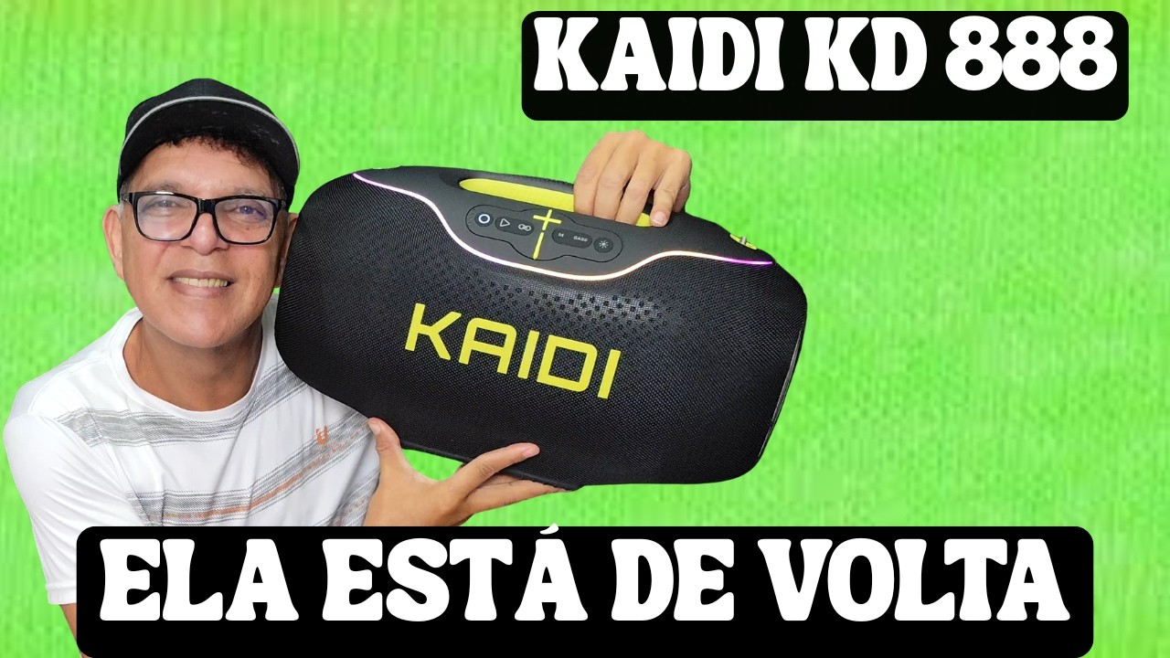 kaidi Kd 888 - ELA ESTÁ DE VOLTA - UNBOXING