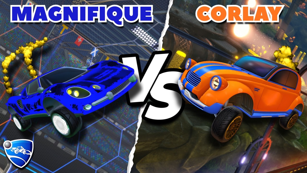 Car Battles: Magnifique VS Corlay! Which is BEST for Freestyling? || Rocket League