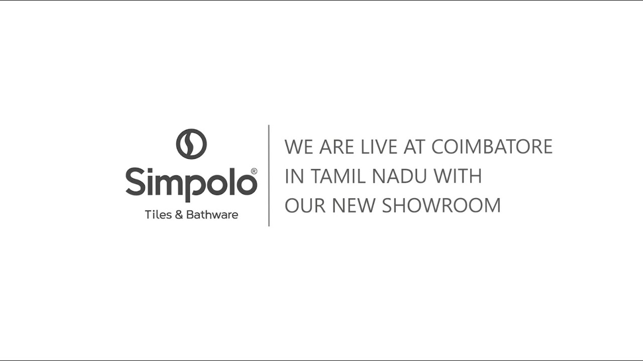 Simpolo Tiles & Bathware New Showroom in Coimbatore Tamil Nadu. #simpolotilesandbathware