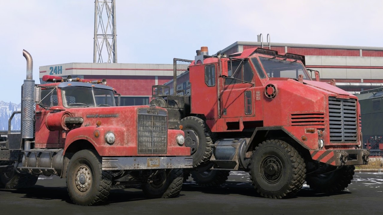 SnowRunner | White Western Star & Oshkosh - Transport Ponadgabarytowy #snowrunner