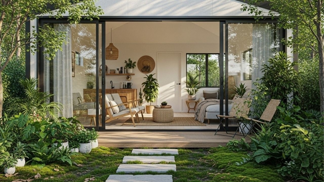 Inside a Tiny Biophilic Home 🌿 Calm, Green & Incredibly Beautiful