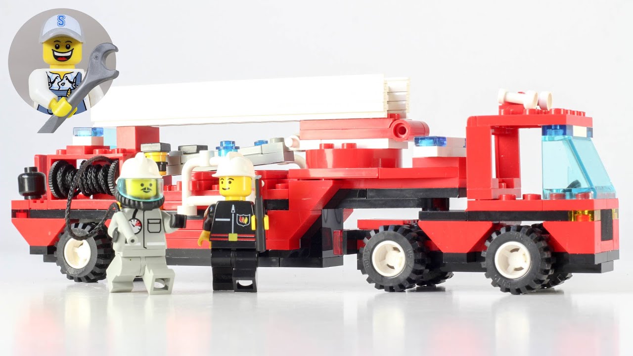 Lego City 6340 System Fire Department Hook & Ladder / Feuerwehrtruck speed build