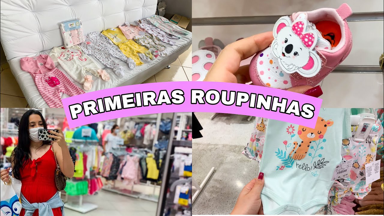 COMPRANDO AS PRIMEIRAS ROUPINHAS DA BEBÊ * enxoval de menina