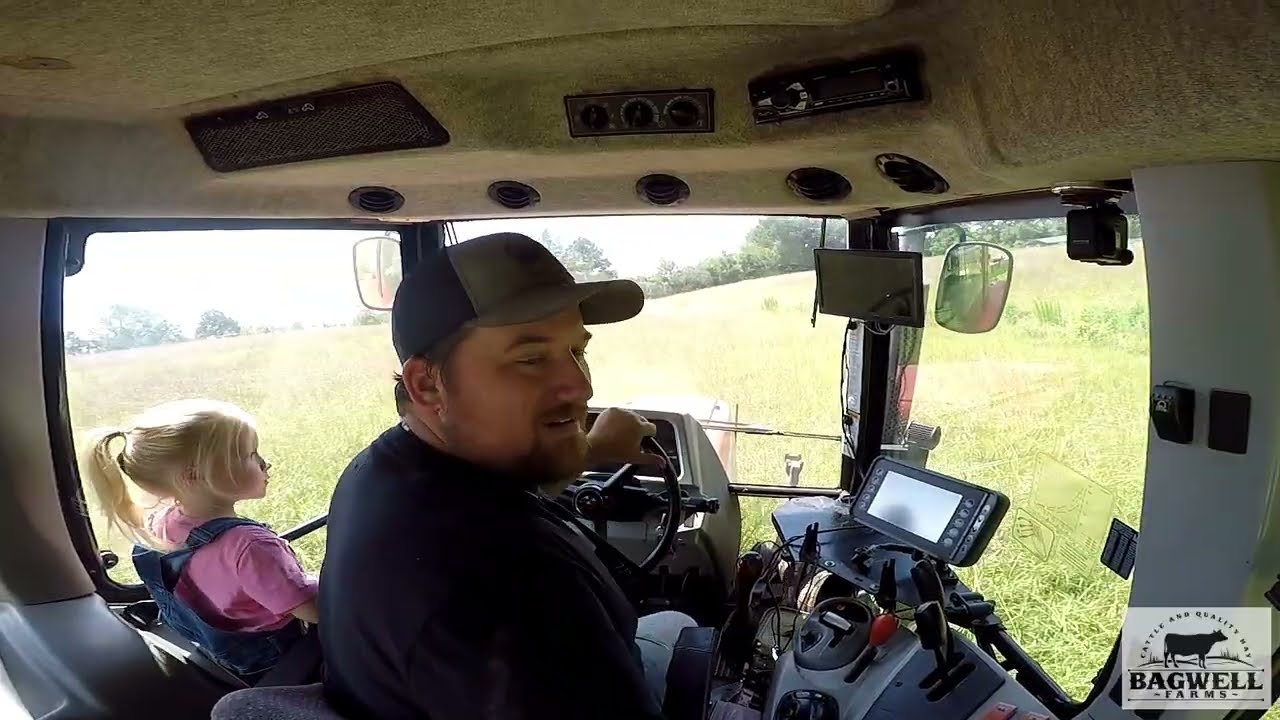 Mowing more hay an house update