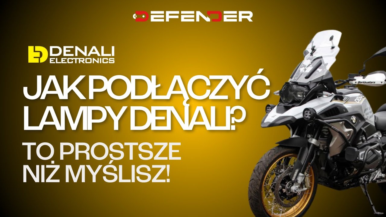 Jak podłączyć lampy DENALI w motocyklu &ndash; 3 proste sposoby.