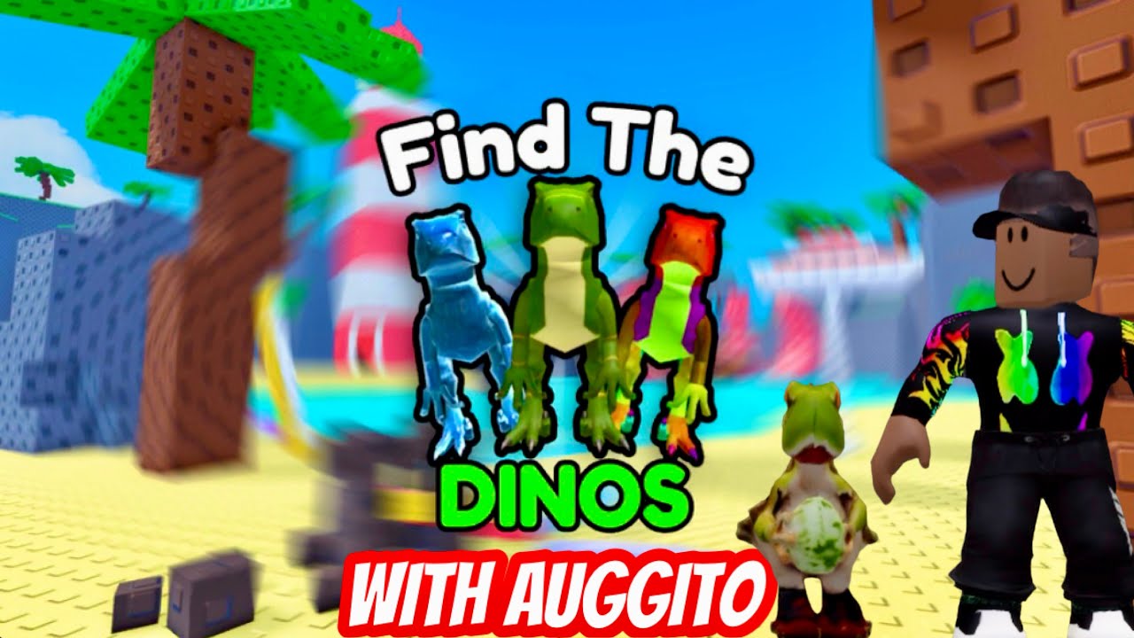 How to Find ALL Dinos in Find The Dinos with Auggito