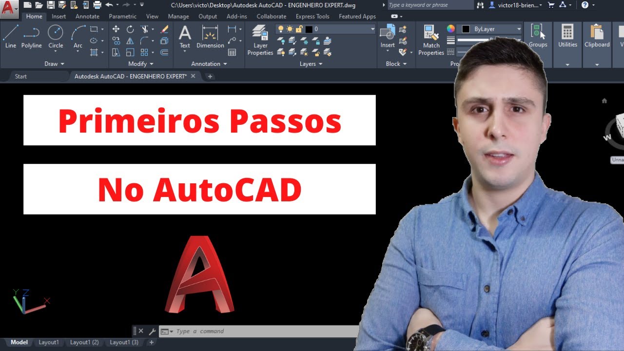 Como dar os primeiros passos no AutoCAD (Para Iniciantes)