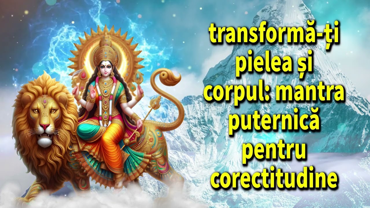 transformă-ți pielea și corpul: mantra puternică pentru corectitudine