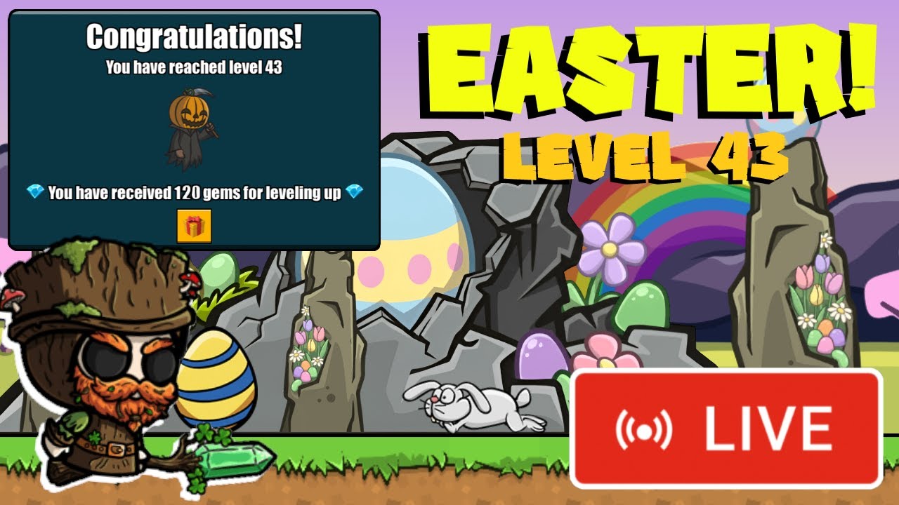 Easter and Level 43! | EvoWorld.io | Live