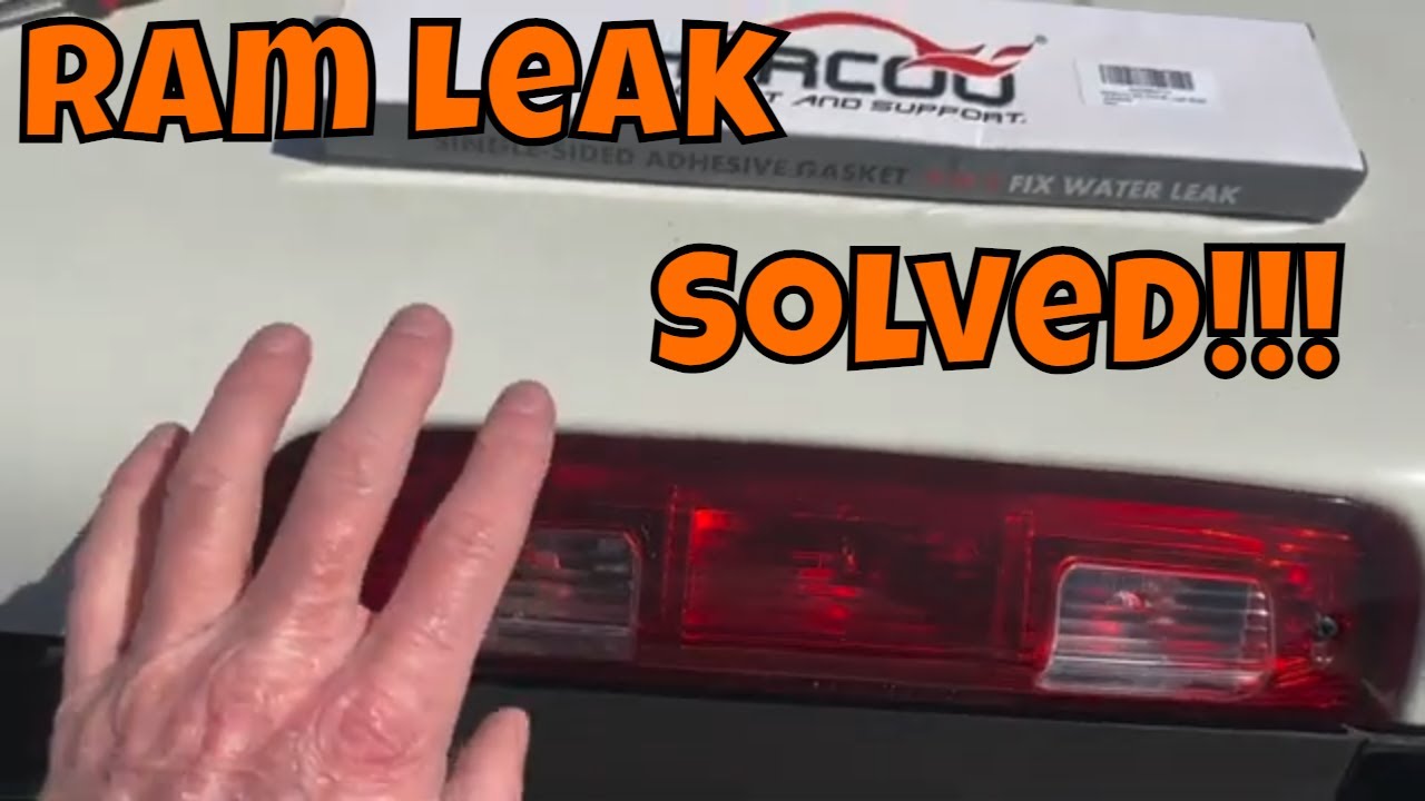 Eliminate water leaks in your Ram Truck with this easy fix