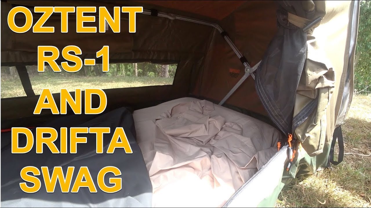 The Oztent RS-1, The new Drifta Swag and the Drifta bags to suit.