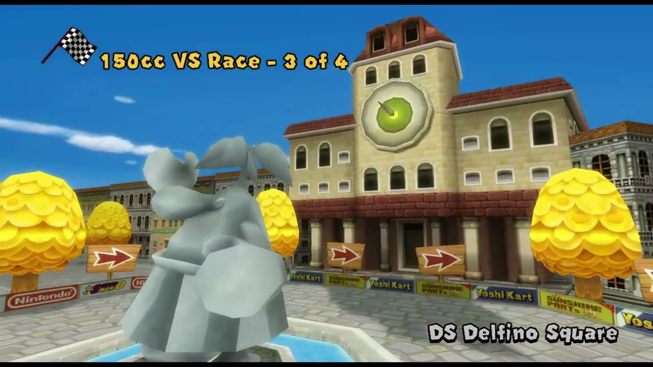 Mario Kart Wii ✦ 4 Players #335 Banana Cup 150cc