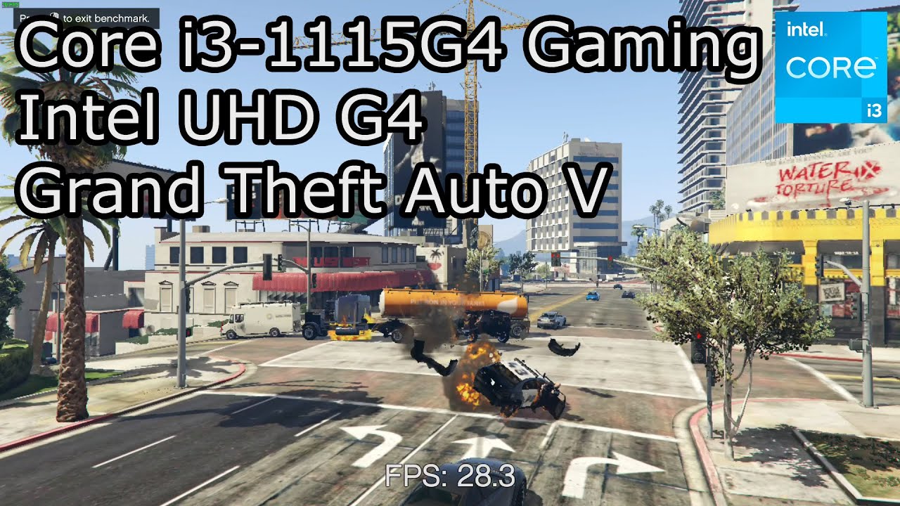 Core i3 1115G4 - Grand Theft Auto 5 - Графика Intel UHD Tiger Lake G4
