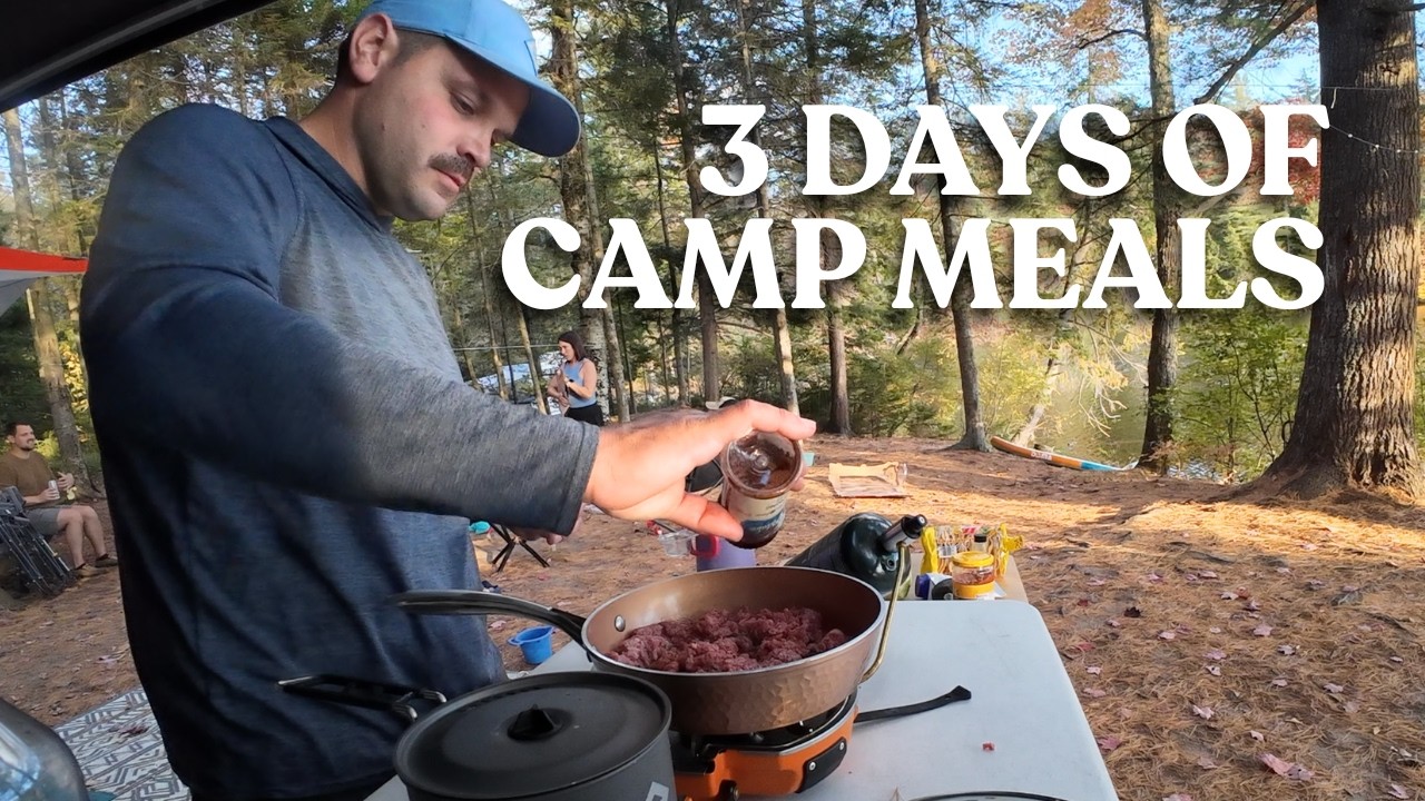 What We Ate on a 3 Day Fall Camping Trip