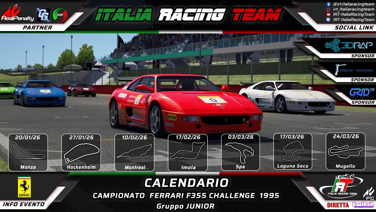 Campionato Ferrari F355 Challenge - Round 5 - SpaFrancorchamps - Junior