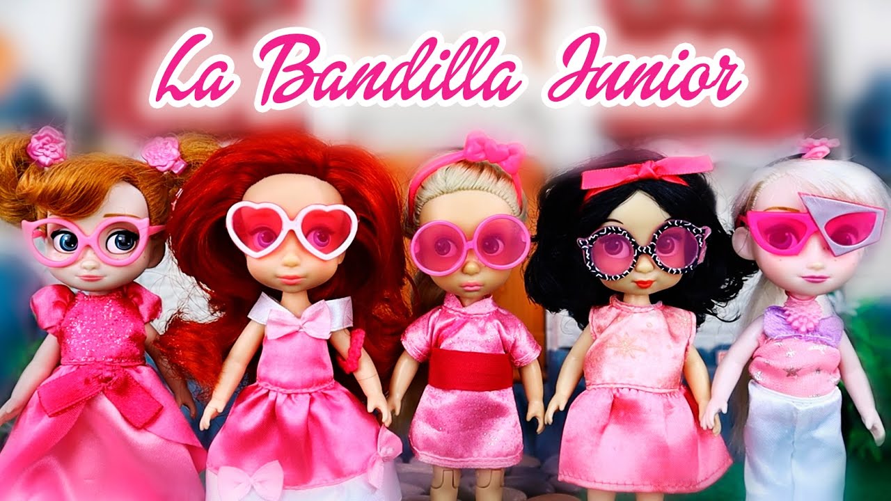 👑 &iexcl;Las Junior quieren ser Barbie! 👸🏼 - Princesas de Disney 🏰