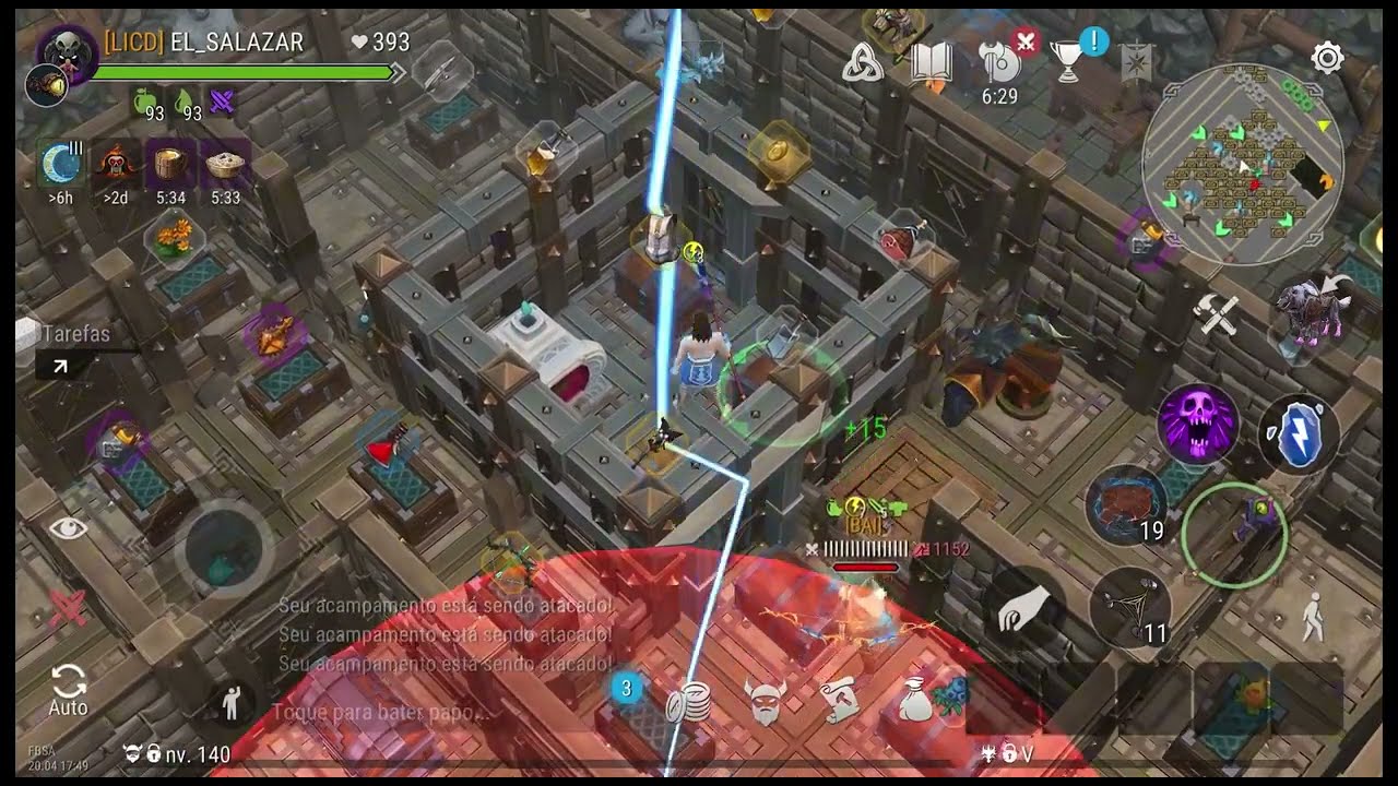 FROSTBORN   FUI RAIDADO PELO DESBRAVADOR MAIS RUNADO DO JOGO NÃO CHANCE🔥🔥🔥