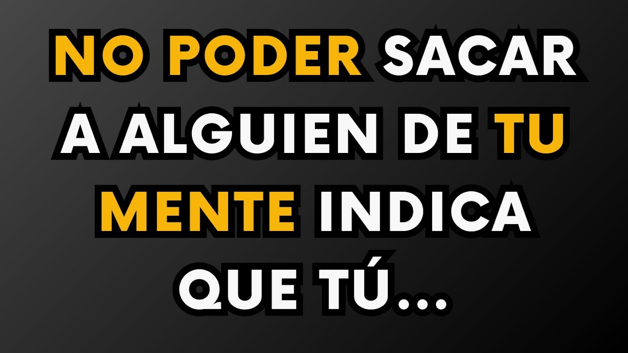 No poder sacarte a alguien de la cabeza indica que estás… || Datos de psicología