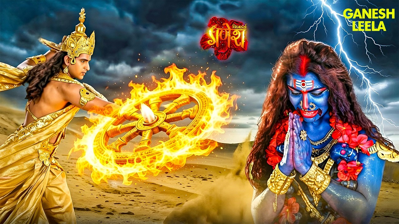 रोती हुई माँ काली पर क्यों किया सुदर्शन चक्र से वार भगवान विष्णु ने | Vighnaharta Ganesha #bholenath