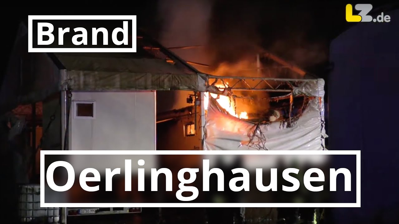 Wohnmobilbrand in Oerlinghausen - Mehr als 100.000 Euro Schaden