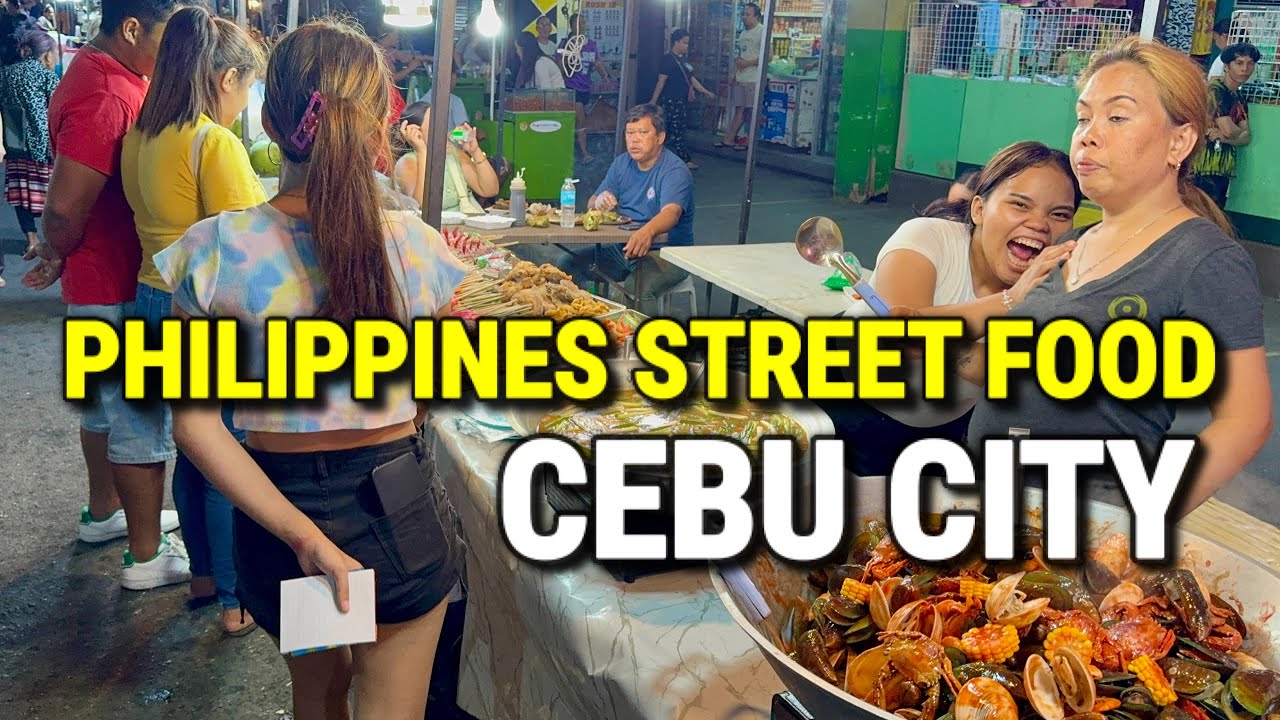 Philippines Street Food - Cebu City | Street Scenes & Food Markets Tour in Downtown Cebu!