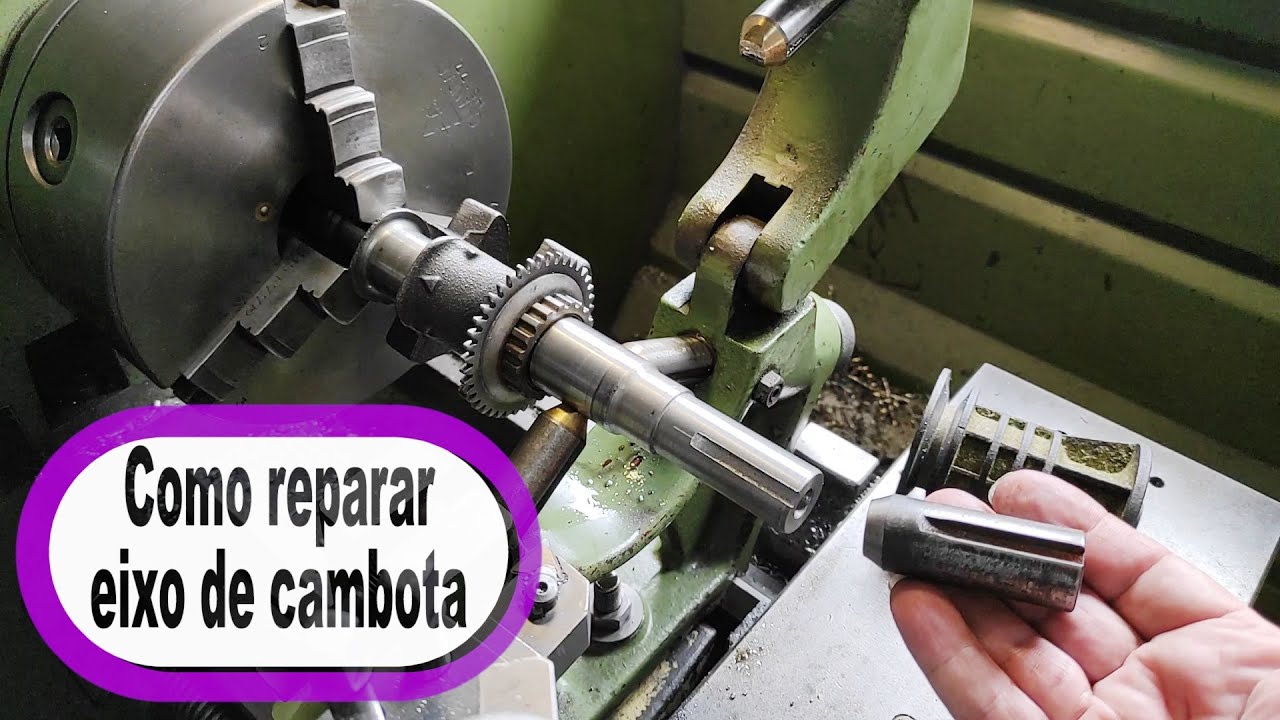 COMO REPARAR EIXO DA CAMBOTA (virabrequim) do MOTOR de MÁQUINA de CORTAR RELVA | Repair Crankshaft