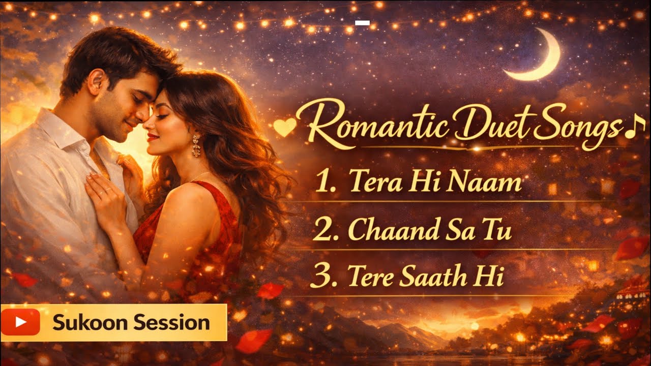 Romantic Duet Songs ❤️| Tera Hi Naam, Chaand Sa Tu & More | Sukoon Session #hearttouching #hindisong