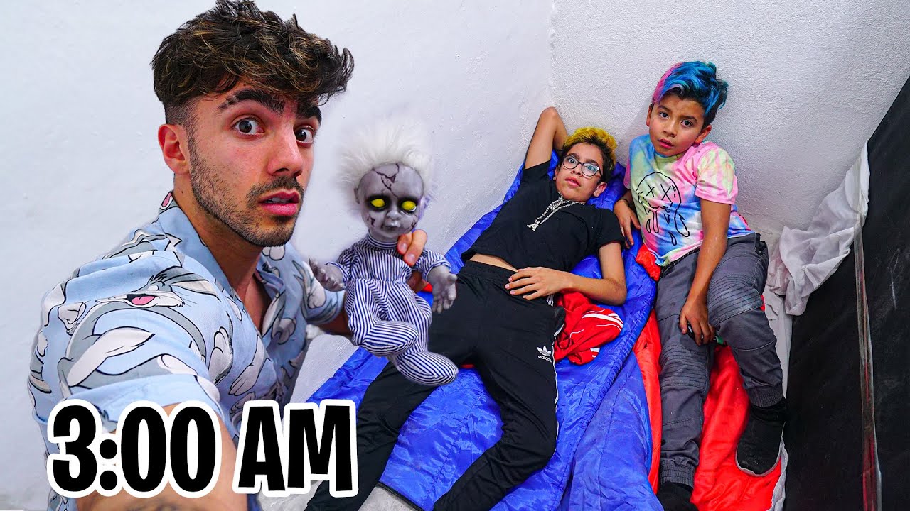 PASAMOS UNA NOCHE EN EL SOTANO DE MI CASA