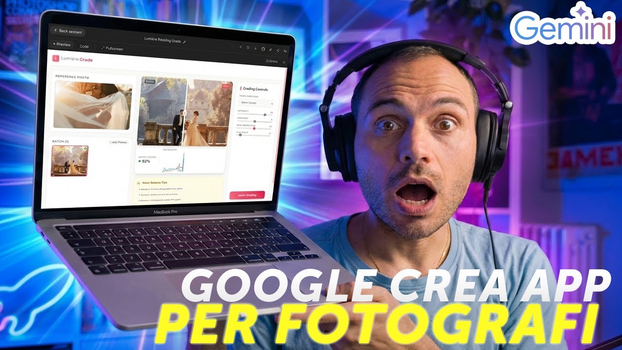 Sei un fotografo? Puoi creare la tua APP (Gratis in 1 Click) con Google AI