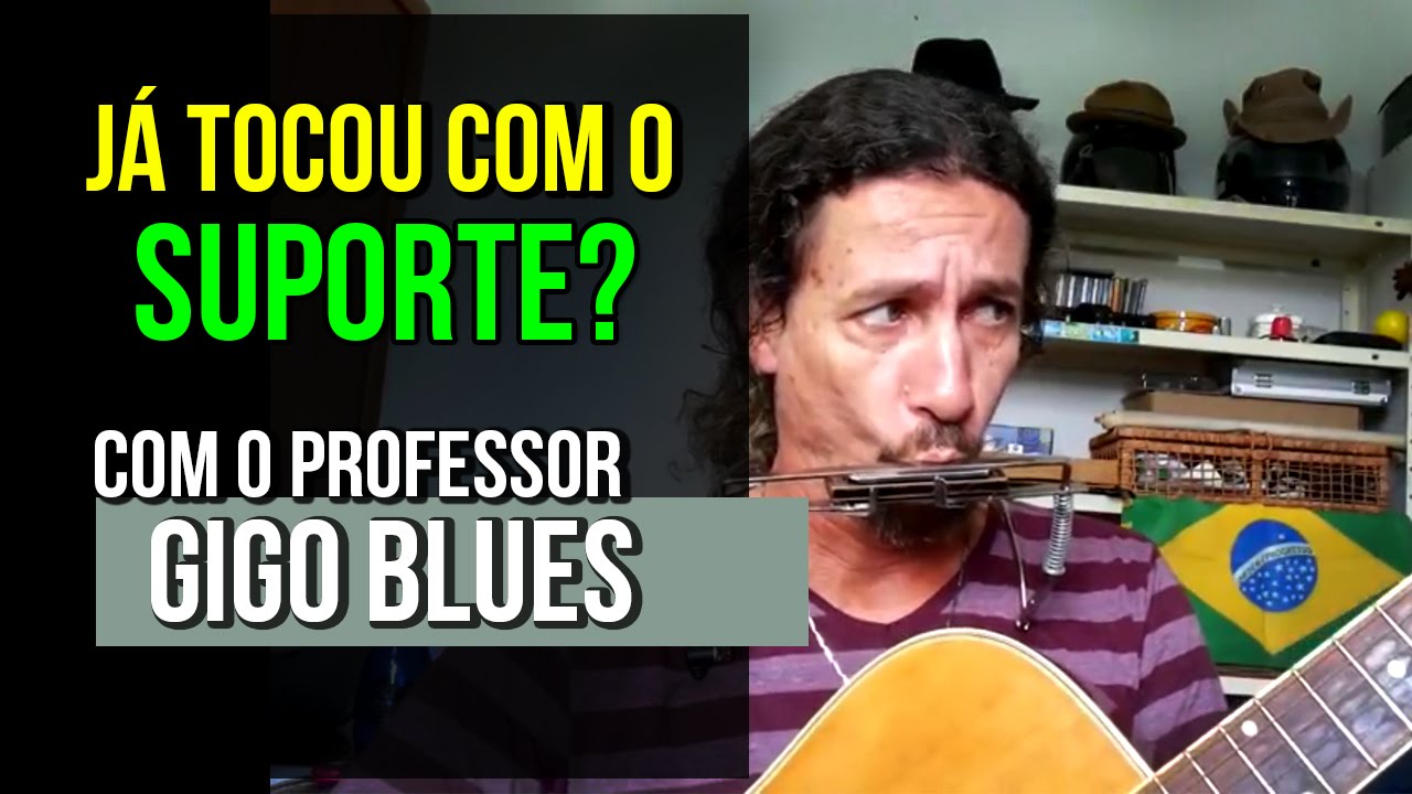 Como tocar gaita de boca com o suporte | Wayfaring Stranger [ Gaita de boca ]