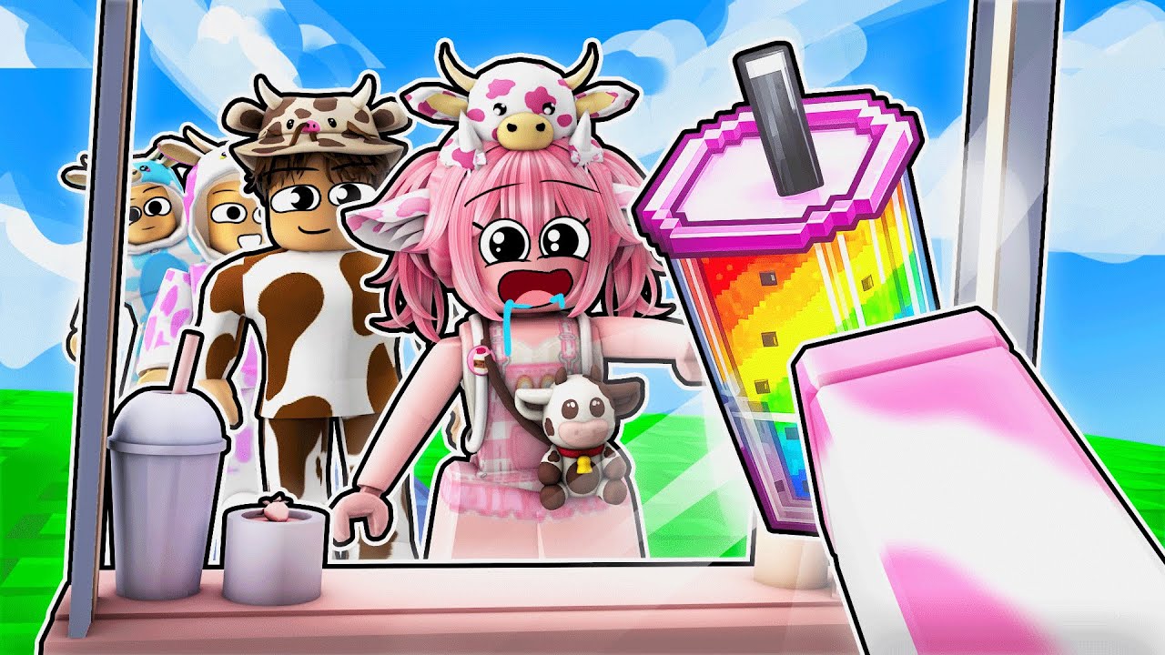 MOMON, MOOCI & MILO BERDAGANG ES BOBA SAMBIL GACHA CRATE DAN DAPAT SECRET !!