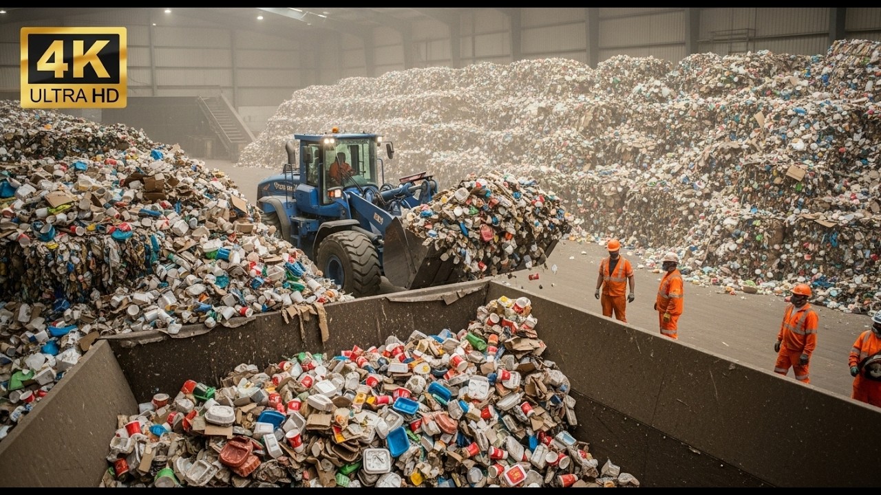 Recycling Billions of Food Containers: Plastic & Paper Waste Process | Documentary (4K)