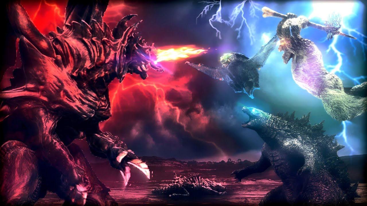 GODZILLA & KONG & GAMERA vs. DESTOROYAH - Epic Battle Edit