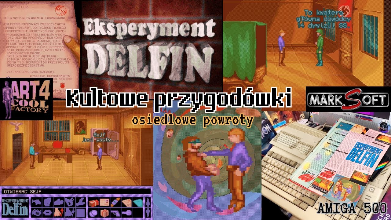EKSPERYMENT DELFIN (1995, MarkSoft | Amiga 500) - gramy i wspominamy | osiedlowe powroty