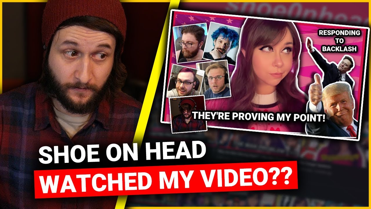 @Shoe0nHead reacted to my video...