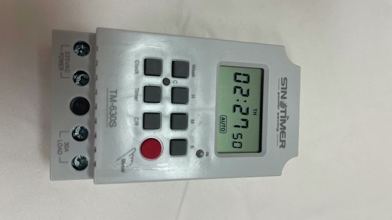 PROGRAMMABLE TIMER SINOTIMER / JB HOMETECH
