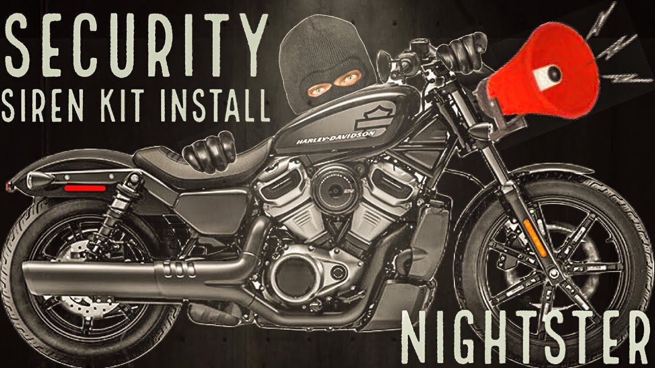 Harley-Davidson Security Siren Kit Alarm Install - 2022 NIGHTSTER