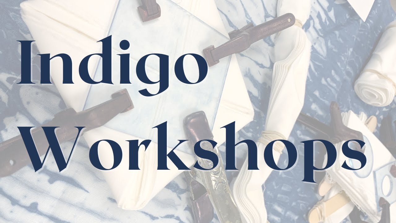 Indigo Tie Dye Shibori In Person Workshops are Back! | Onyx Art Studios