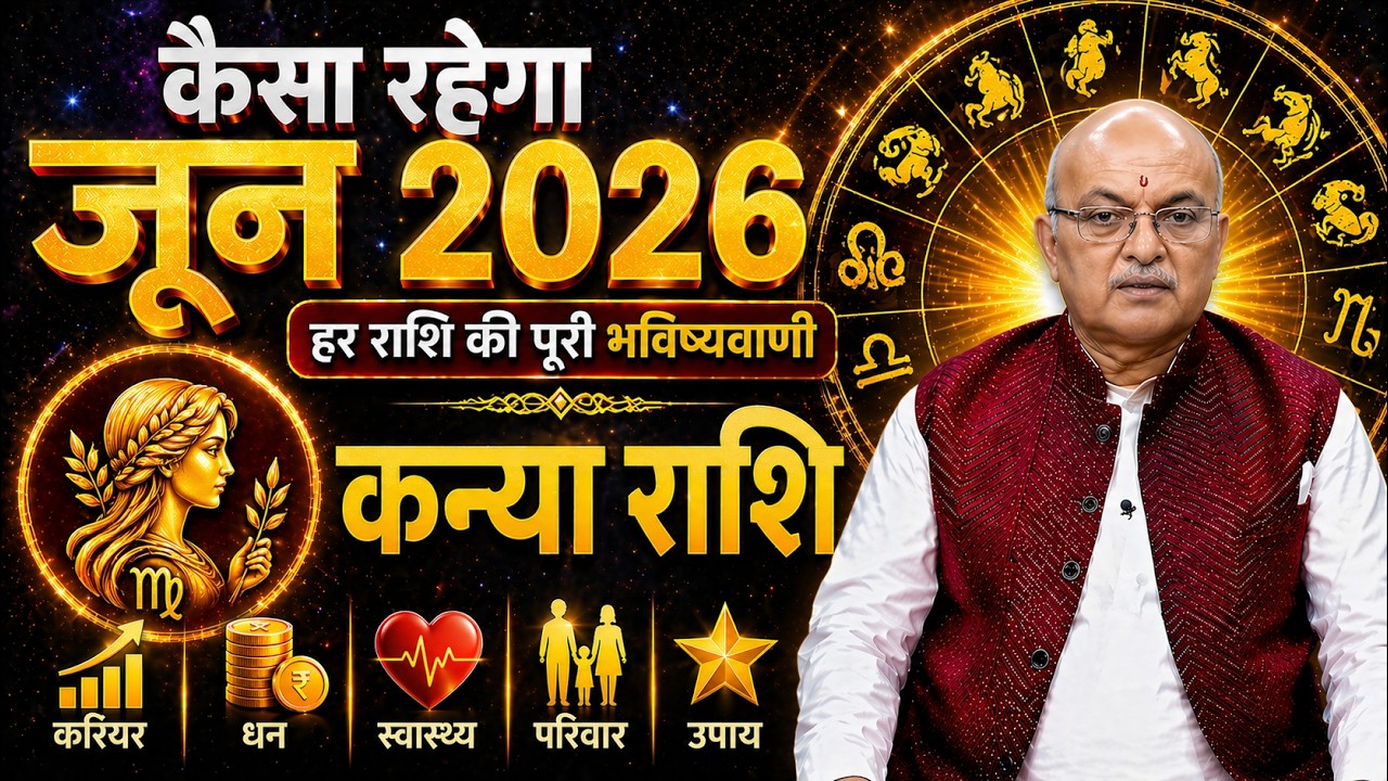 Kanya Rashi JUNE 2026 Rashifal जून  राशिफल bySHREE SACHIDANAND VASHISHT