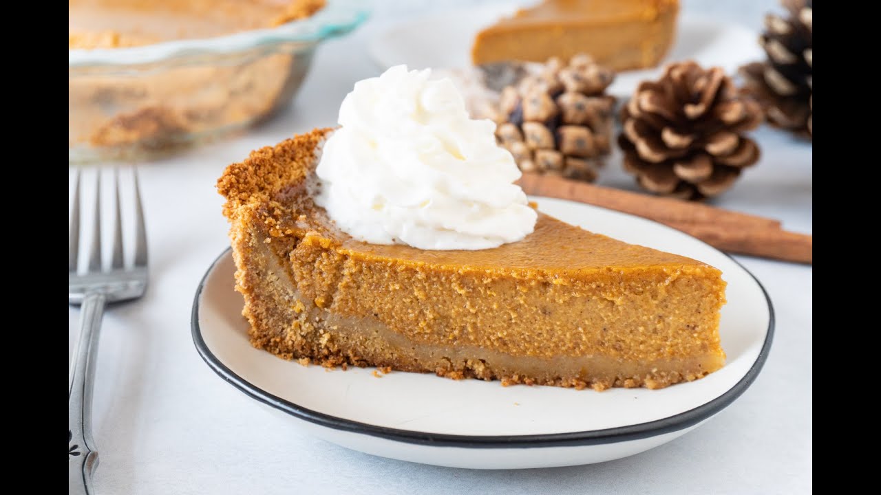 Pumpkin Pie with Graham Cracker Crust