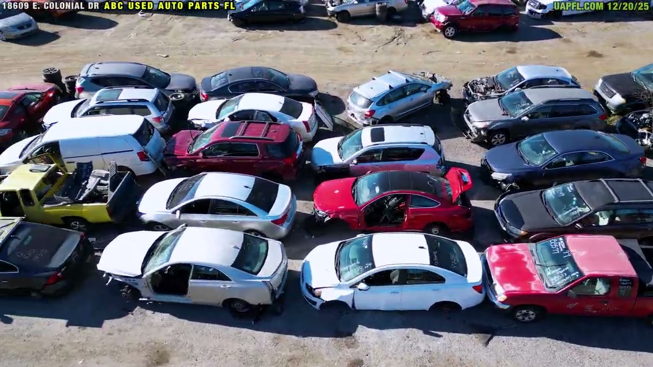 ABC 4K Drone Inventory 12/20/25 Used Auto Parts Orlando FL UAPFL Cars Trucks Vans ENGINES