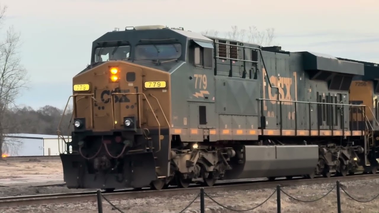 Military Tanks!! CSX 779 W/ Weak K5LA Leads S471-17 By Hamlet,NC 2/17/26 