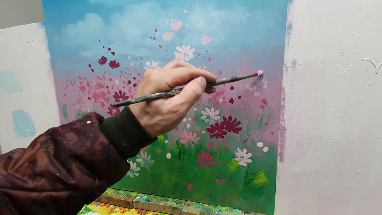코스모스 그리기